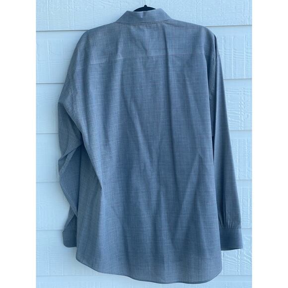 Cobra Creek Men's dark Gray  plaid button up shirt XLT - Picture 2 of 5